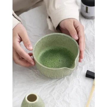 TANG PIN Matcha Set - 15 Oz Bowl with Whisk & Scoop