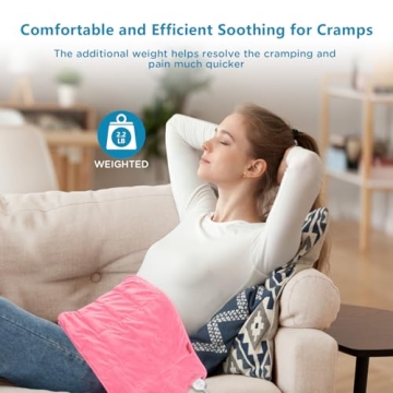 Comfytemp Weighted Heating Pad for Pain Relief and Relaxation