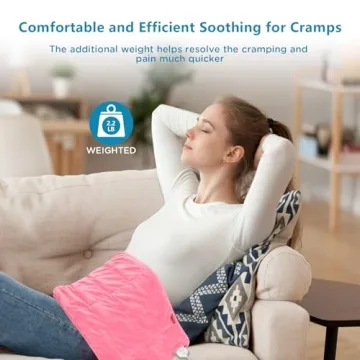 Comfytemp Weighted Heating Pad for Pain Relief and Relaxation