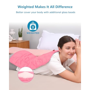 Comfytemp Weighted Heating Pad for Pain Relief and Relaxation