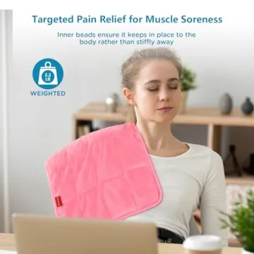 Comfytemp Weighted Heating Pad for Pain Relief and Relaxation