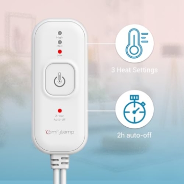 Comfytemp Weighted Heating Pad for Pain Relief and Relaxation