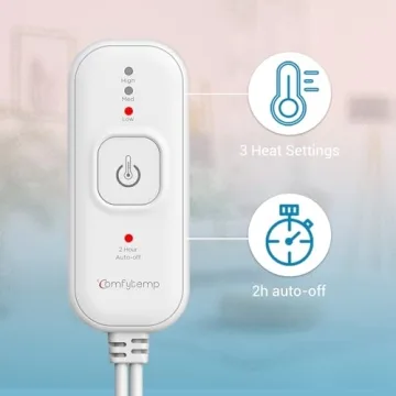 Comfytemp Weighted Heating Pad for Pain Relief and Relaxation