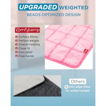 Comfytemp Weighted Heating Pad for Pain Relief and Relaxation