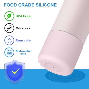 yoelike Silicone Water Bottle Boot for Owala 24 oz, 2PCS Anti-Slip Protective Sleeve for FreeSip/Twist/Flip, Watter Bottle Accessories, Bottom Bumper Cover, Dishwasher Safe, BPA Free