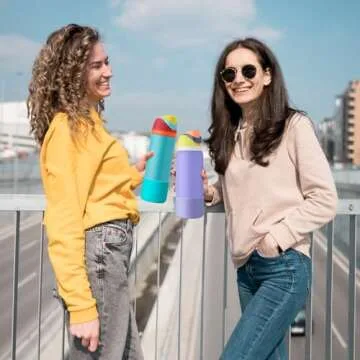 yoelike Silicone Water Bottle Boot for Owala 24 oz, 2PCS Anti-Slip Protective Sleeve for FreeSip/Twist/Flip, Watter Bottle Accessories, Bottom Bumper Cover, Dishwasher Safe, BPA Free