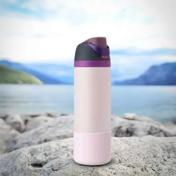 yoelike Silicone Water Bottle Boot for Owala 24 oz, 2PCS Anti-Slip Protective Sleeve for FreeSip/Twist/Flip, Watter Bottle Accessories, Bottom Bumper Cover, Dishwasher Safe, BPA Free