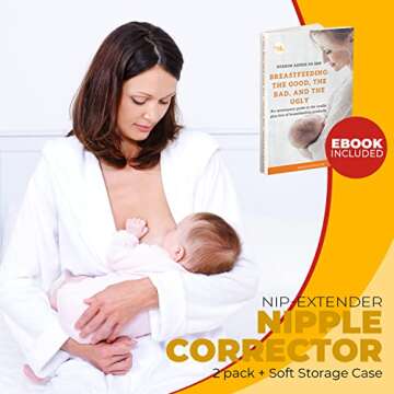 Nip-Xtender by Cradle Plus | Nipple Puller or Extender for Flat,Shy or Inverted Nipples | Nipple Suc...