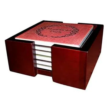 Jane Austen Coaster Set - Elegant Ceramic Tile Coasters