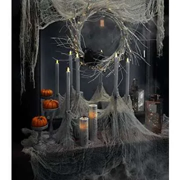 LampLust Rose Gold Decorative Lanterns - 9 Inch Tall, Timer and Batteries Included, Warm White Fairy Lights, Valentines Day Decoration, Spring or Wedding Decor Centerpiece - Set of 2