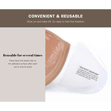 HANSCA Backless Strapless Push Up Bra for Women