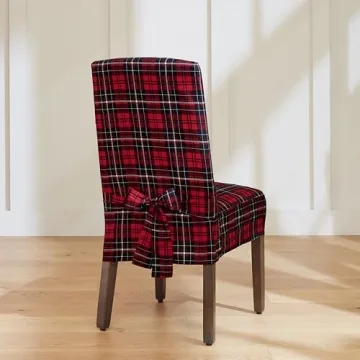 SureFit Cotton Canvas Dining Chair Covers - Stylish and Durable