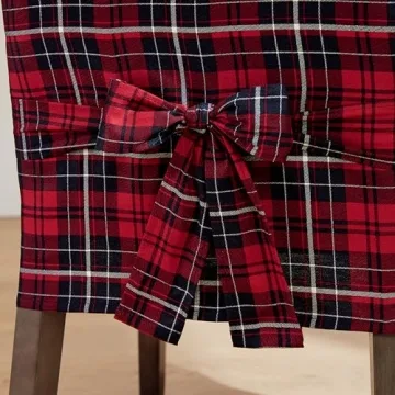 SureFit Cotton Canvas Dining Chair Covers - Stylish and Durable