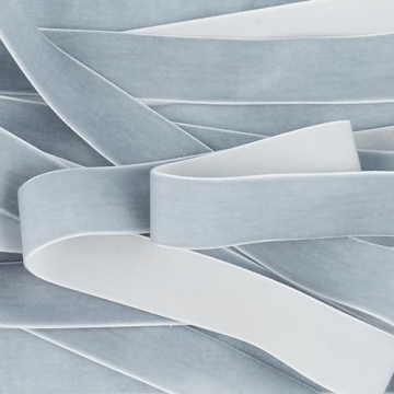 DINDOSAL Dusty Blue Velvet Ribbon for Crafting and Decorations