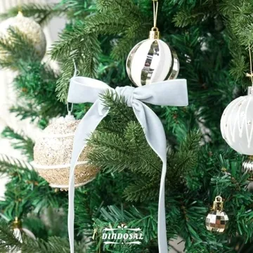 DINDOSAL Dusty Blue Velvet Ribbon for Crafting and Decorations