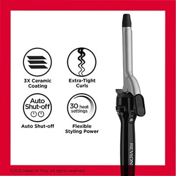 Revlon Triple Ceramic Curling Iron for Silky Curls