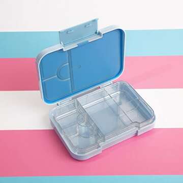 gimmiebox leakproof children lunch box bento box for kids gimmieone (blue)