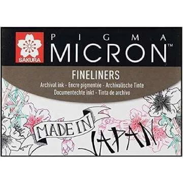 Sakura Pigma Micron 8 Color Set for Art and Journaling