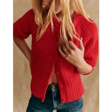 Bianstore Women's Cozy Long Sleeve Button Down Cardigan