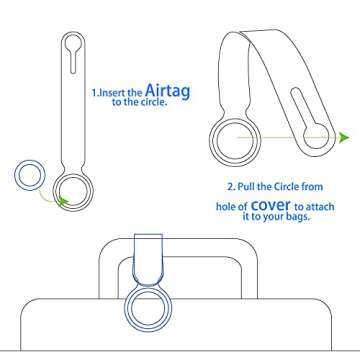 DamonLight AirTag Holder Durable Case for Kids Pets