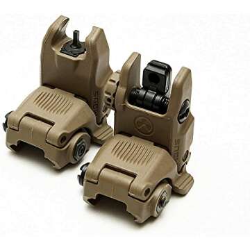 Magpul MBUS Sight Set GEN 2 - Lightweight Folding Sights in Flat Dark Earth