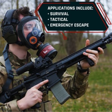 ST-100X Tactical Full Face Respirator for Superior Safety