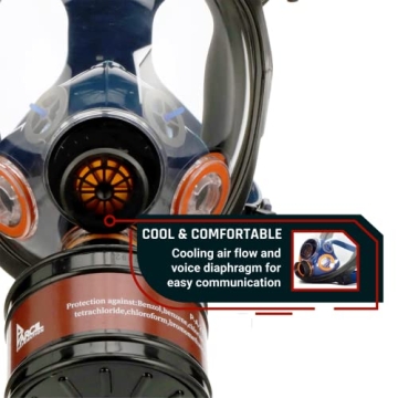 ST-100X Tactical Full Face Respirator for Superior Safety