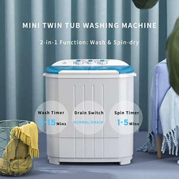 Auertech Portable Washing Machine for Small Spaces