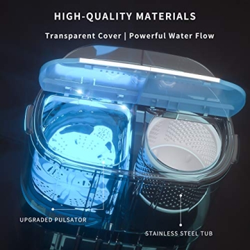 Auertech Portable Washing Machine for Small Spaces