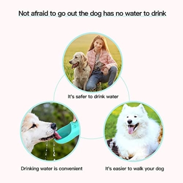 M&MKPET Dog Water Bottle for Hiking & Travel