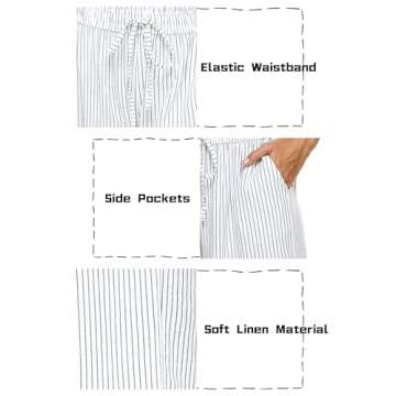 LNX Womens Comfy Drawstring Casual Elastic Waist Pocketed Shorts,S-3XL