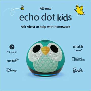 Echo Dot Kids 5th Gen Smart Speaker for Children