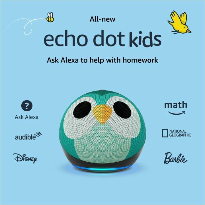 Echo Dot Kids 5th Gen Smart Speaker for Children