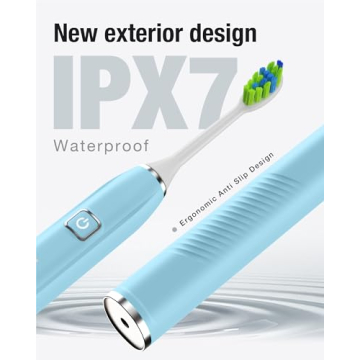 7AM2M Sonic Electric Toothbrush for Kids & Adults - 120 Days Battery