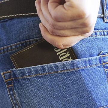 Buy Custom Engraved Leather Wallet - Perfect Gift Option