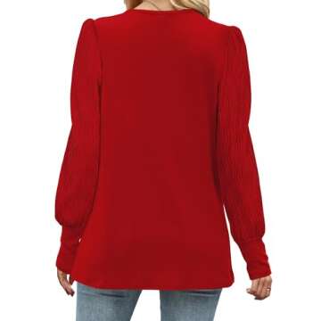 Trendy XIEERDUO Women's Long Sleeve Tops for Fall 2024