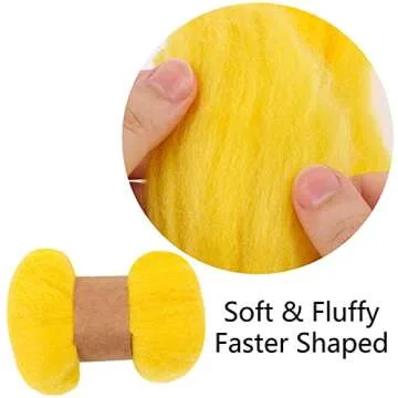 KISSBUTY Full Range of Needle Felting Kit, Cactus Wool Felted Set for Adults and Beginners Including Wool Roving for 8 Succulents, Foam Mat, Glass Pots, Needles, Finger Guards Tools Kit