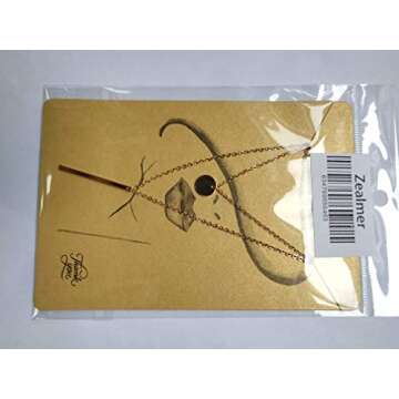 Zealmer Daycindy Multi-Layer Long Bar Necklace for Women, Golden