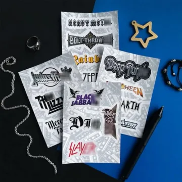 BulbaCraft Heavy Metal Stickers - 35 Durable Vinyl Designs
