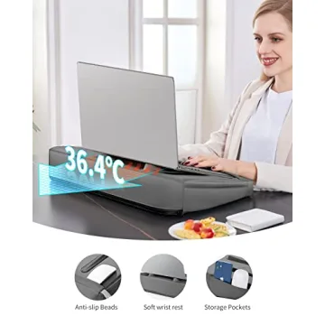 SAIJI Lightweight Lap Desk for Laptops Up to 17 Inches