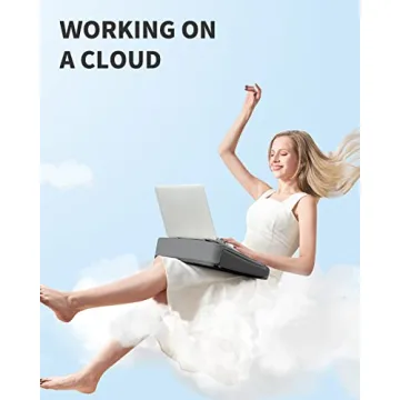 SAIJI Lightweight Lap Desk for Laptops Up to 17 Inches