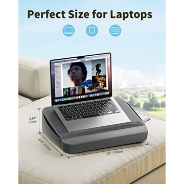 SAIJI Lightweight Lap Desk for Laptops Up to 17 Inches