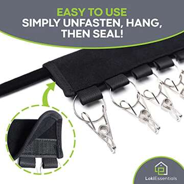 LokiEssentials Hat Rack for Baseball Caps, Hanging Hat Organizer Display Holder, Hanger Hat Holder for Closet, Ball Cap Hat Storage Ideas (2-Pack)