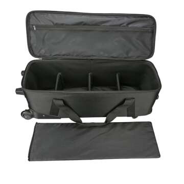 MagicLine Studio Trolley Case with Telescopic Handle 32.3x11x11.8 inch/82x28x30 cm, Rolling Camera Case,Carrying Bag with Wheels for Light Stands, Tripods, Strobes and Studio Lights,Telescopes.