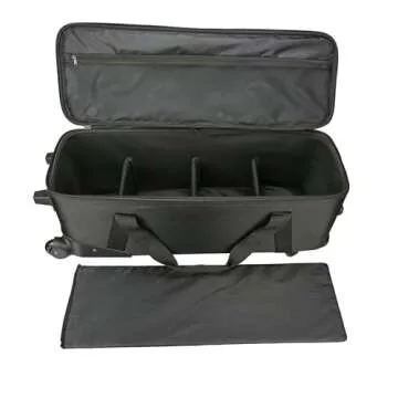MagicLine Studio Trolley Case with Telescopic Handle 32.3x11x11.8 inch/82x28x30 cm, Rolling Camera Case,Carrying Bag with Wheels for Light Stands, Tripods, Strobes and Studio Lights,Telescopes.