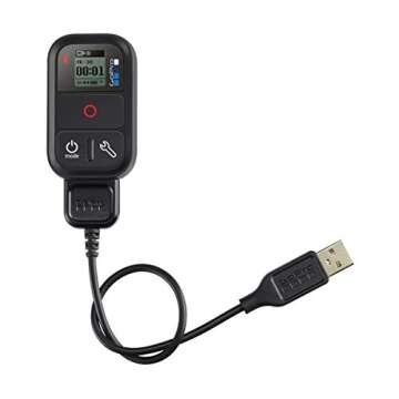 GoPro Smart Remote Control - Compatible with HERO8 Black, MAX, HERO7 Black, HERO6 Black, HERO5 Black, HERO5 Session, and Fusion (GoPro Official Accessory)