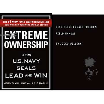 By Jocko Willink Extreme Ownership & Discipline Equals Freedom 2 Books Set