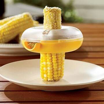 Kitchen Utensils & Gadgets - cool kitchen gadgets - corn stripping tool - Kitchen Gadgets One Step C...