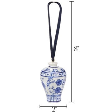 Goaste Mini Ginger Jar Ornaments for Unique Christmas Decor