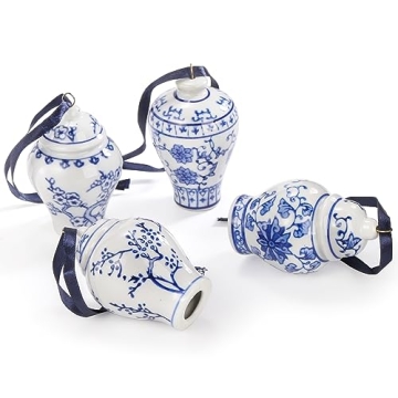 Goaste Mini Ginger Jar Ornaments for Unique Christmas Decor